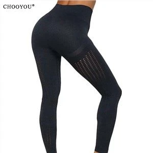 Fitness vzor vystrihnúť joga nohavice